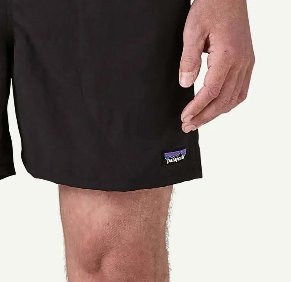 Patagonia Men's Black Nylon Athletic Swim Board Shorts XXL